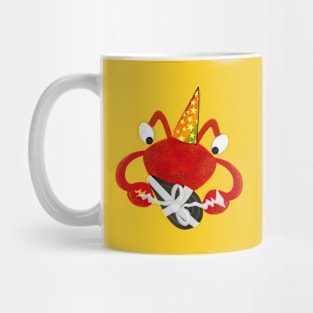 Beach party for the birthday crab Mug